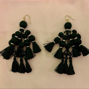 Kate Spade Pretty Poms Tassel Statement Earrings